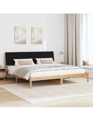 Struttura del letto Marrone 200 x 200 cm Pino massello