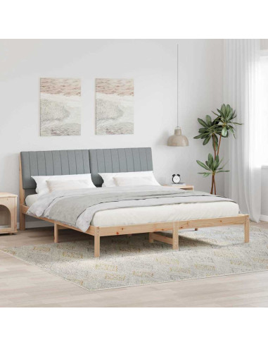 Struttura del letto Marrone 180 x 200 cm Pino massello