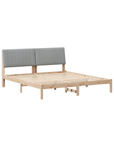 Struttura del letto Marrone 180 x 200 cm Pino massello