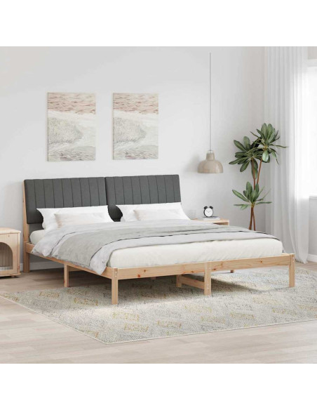 Struttura del letto Marrone 180 x 200 cm Pino massello