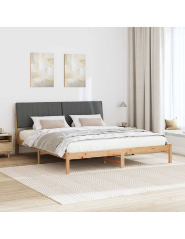 Struttura del letto Marrone 180 x 200 cm Pino massello