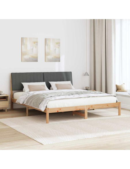 Struttura del letto Marrone 180 x 200 cm Pino massello