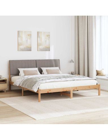 Struttura del letto Marrone 180 x 200 cm Pino massello