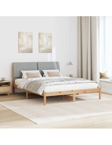 Struttura del letto Marrone 160 x 200 cm Pino massello