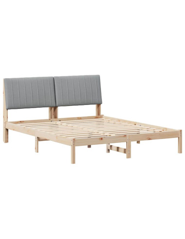 Struttura del letto Marrone 160 x 200 cm Pino massello