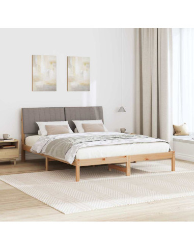 Struttura del letto Marrone 160 x 200 cm Pino massello