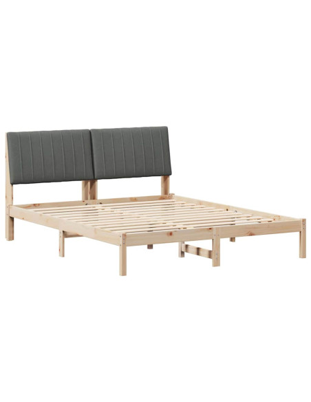 Struttura del letto Marrone 150 x 200 cm Pino massello