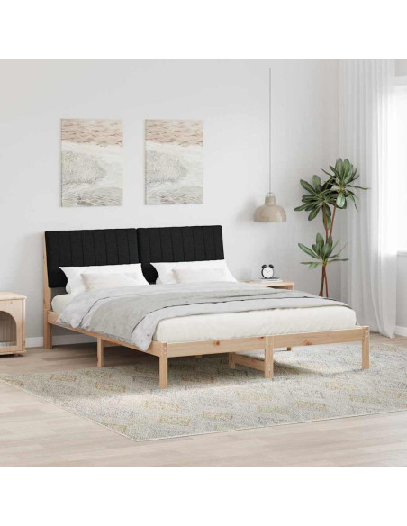 Struttura del letto Marrone 150 x 200 cm Pino massello