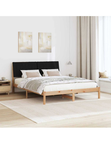 Struttura del letto Marrone 150 x 200 cm Pino massello