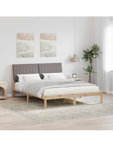 Struttura del letto Marrone 150 x 200 cm Pino massello