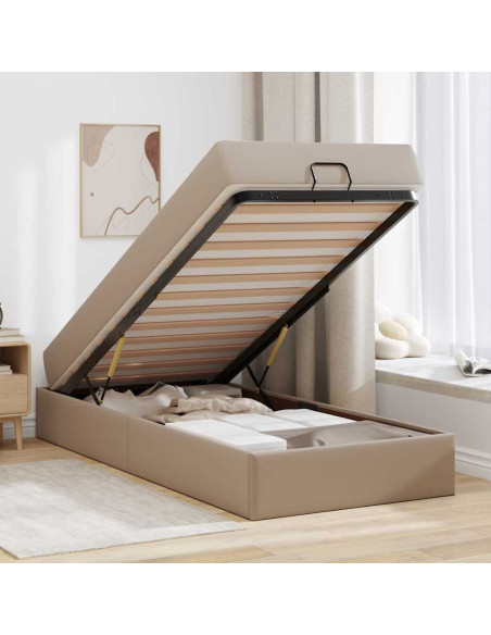 Struttura letto con materasso Cappuccino 80 x 200 cm