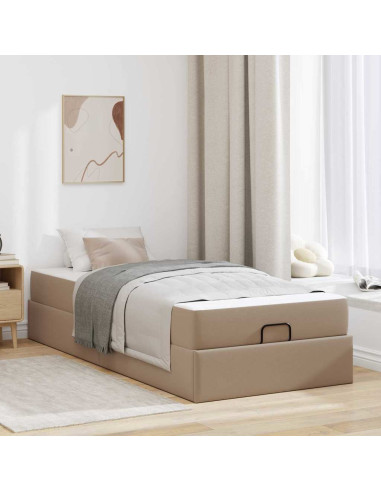 Struttura letto con materasso Cappuccino 90 x 190 cm