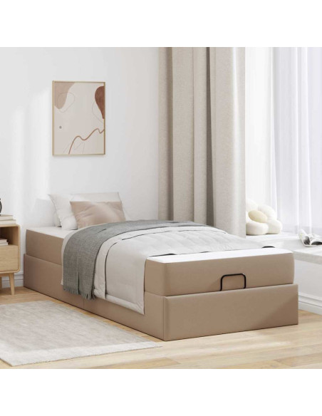 Struttura letto con materasso Cappuccino 90 x 190 cm