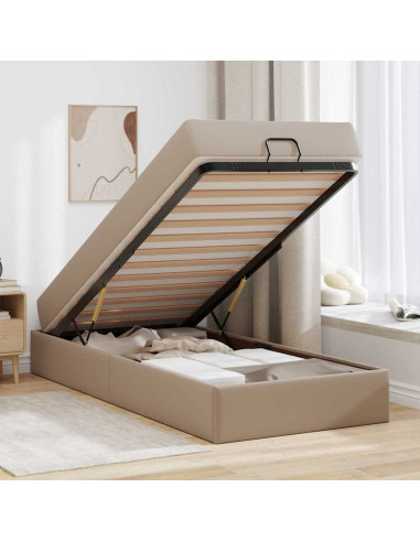 Struttura letto con materasso Cappuccino 90 x 200 cm