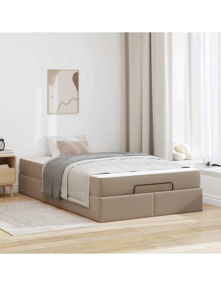 Struttura letto con materasso Cappuccino 120 x 190 cm