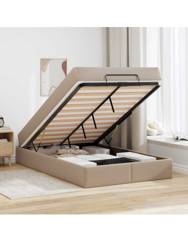 Struttura letto con materasso Cappuccino 120 x 190 cm