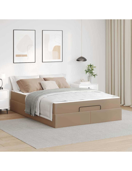 Struttura letto con materasso Cappuccino 140 x 190 cm