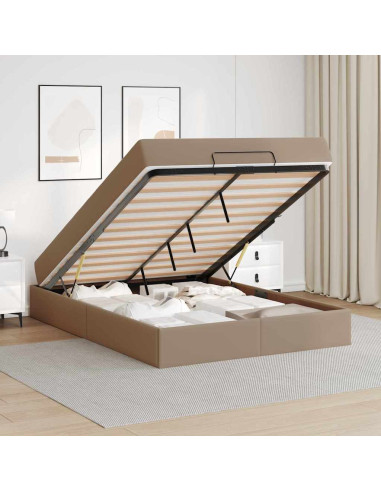 Struttura letto con materasso Cappuccino 140 x 190 cm