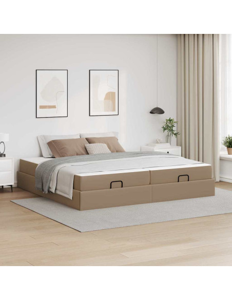 Struttura letto con materasso Cappuccino 200 x 200 cm