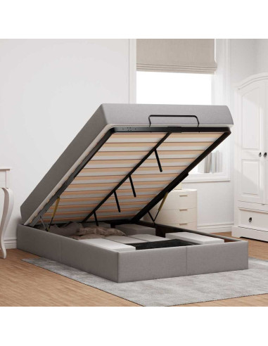 Struttura del letto con materasso Talpa 120 x 190 cm Tessuto