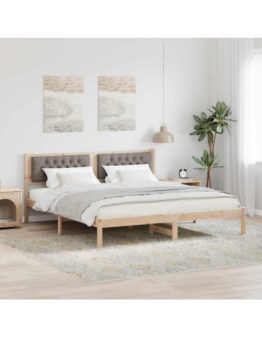 Struttura del letto con testiera Talpa 160 x 200 cm Tessuto