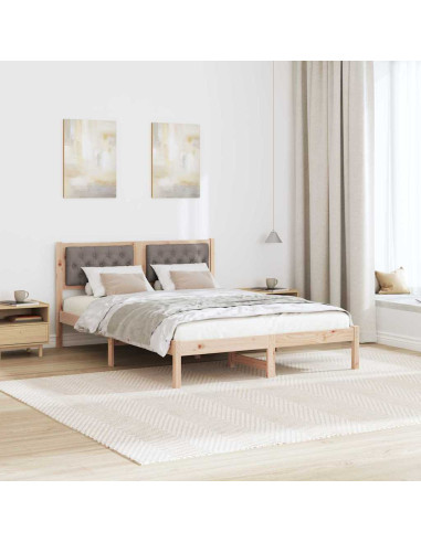 Struttura del letto con testiera Talpa 140 x 190 cm Tessuto