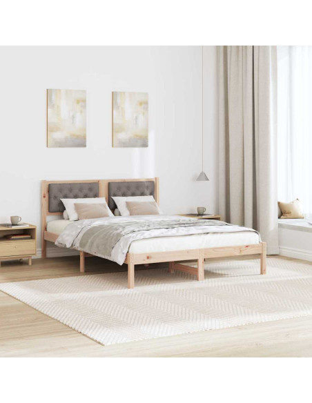 Struttura del letto con testiera Talpa 140 x 190 cm Tessuto