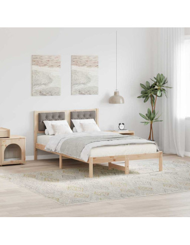 Struttura del letto con testiera Talpa 135 x 190 cm Tessuto