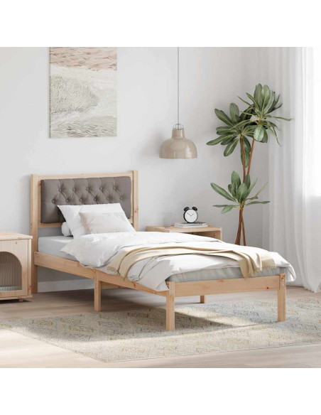 Struttura del letto con testiera Talpa 80 x 200 cm Tessuto