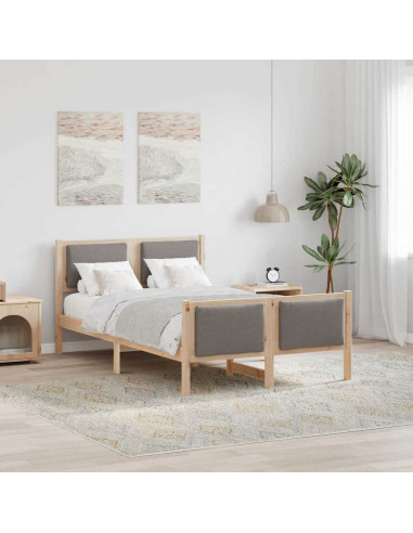 Struttura del letto con testiera Talpa 120 x 190 cm Tessuto