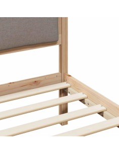 Struttura del letto con testiera Talpa 75 x 190 cm Tessuto 2