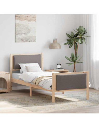 Struttura del letto con testiera Talpa 75 x 190 cm Tessuto