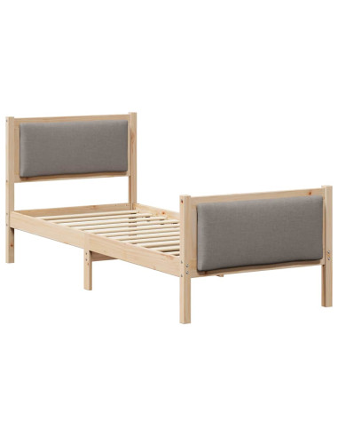 Struttura del letto con testiera Talpa 75 x 190 cm Tessuto