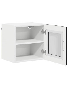 Pensile cucina 2 pcs Nero 40 x 31 x 40 cm Legno multistrato