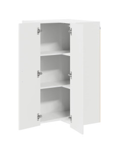 Pensile cucina Bianco Lucido 57 x 57 x 100 cm Legno multistrato