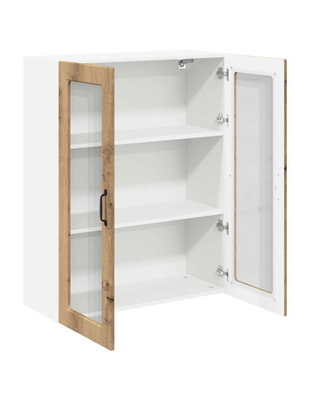 Pensile cucina con porta Rovere artigianale 80 x 31 x 100 cm