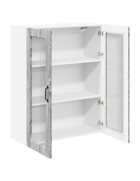 Pensile cucina Grigio Sonoma 80 x 31 x 100 cm Legno multistrato