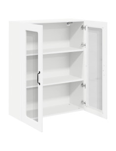 Pensile cucina Bianco Lucido 80 x 31 x 100 cm Legno multistrato