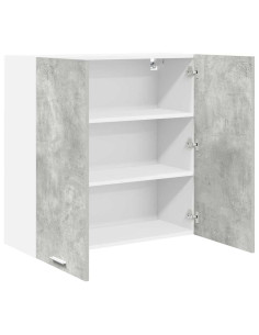 Armadio pensile con porta Riga Grigio cemento 80 x 31 x 80 cm