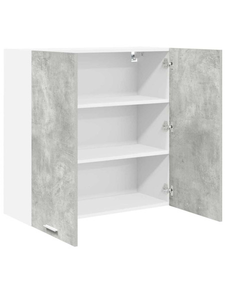 Armadio pensile con porta Riga Grigio cemento 80 x 31 x 80 cm