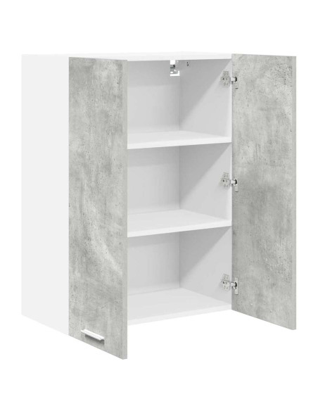 Armadio pensile con porta Riga Grigio cemento 60 x 31 x 80 cm