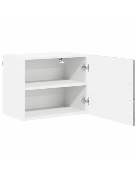 Pensile cucina 2 pcs Grigio cemento 50 x 31 x 40 cm