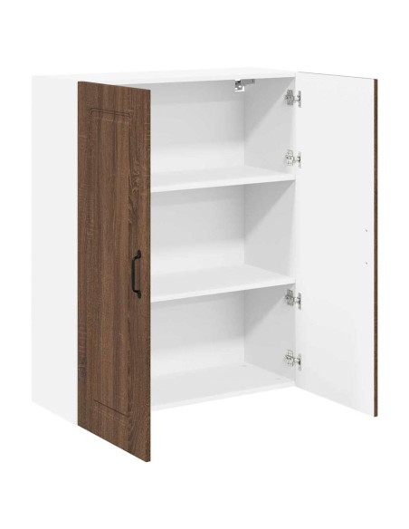 Pensile cucina con lo scaffale Rovere Marrone 80 x 31 x 100 cm