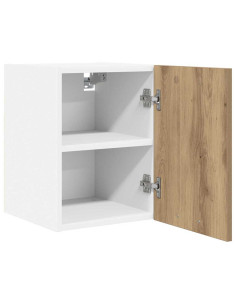 Armadio pensile Riga Rovere Artigiano e Bianco 30 x 31 x 40 cm