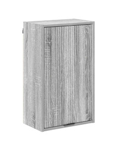 Set di mobili per il bagno con cassetto con porta Grigio Sonoma