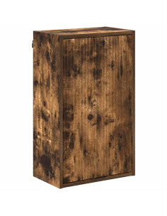 Set di mobili per il bagno con cassetto con porta Rovere fumé