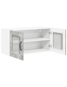 Pensile cucina Grigio cemento 80 x 31 x 40 cm Legno multistrato