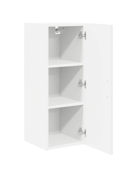 Pensile cucina 2 pcs Bianco 30 x 31 x 80 cm Legno multistrato