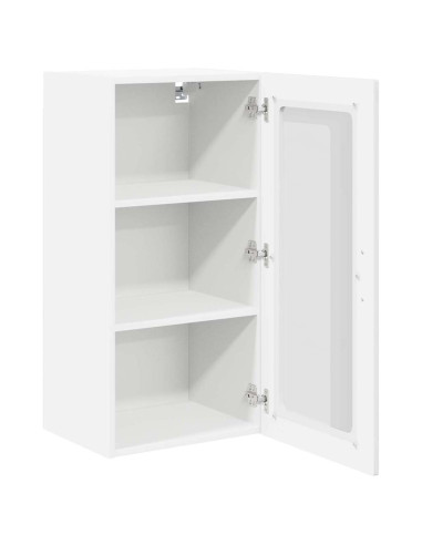 Pensile cucina 2 pcs Bianco Lucido 40 x 31 x 80 cm