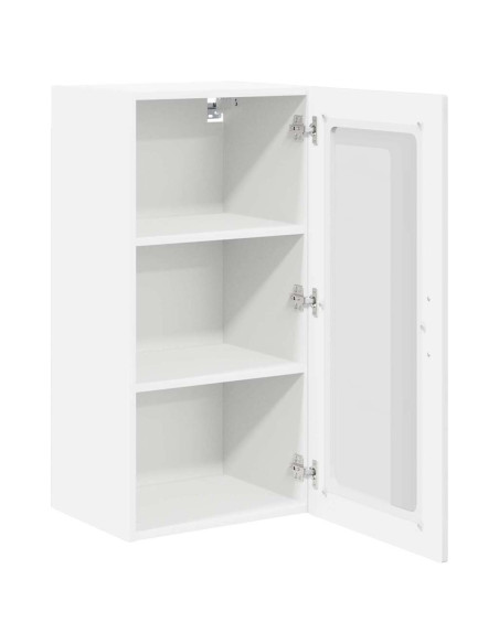 Pensile cucina 2 pcs Bianco Lucido 40 x 31 x 80 cm